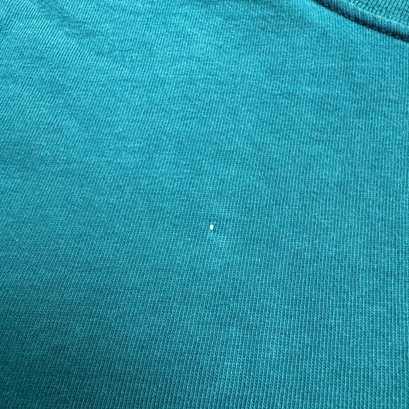 Eddie Bauer Legend Wash Slim Fit Basic T-Shirt Mens Small Teal Green Crew Tee - Picture 11 of 12